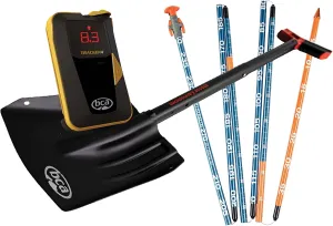 Backcountry Access T4 Turbo Avalanche Beacon Kit Rescue Package - Includes The Tracker 4 Transceiver, 300 Centimeter Avalanche Probe, and Shovel with Saw.