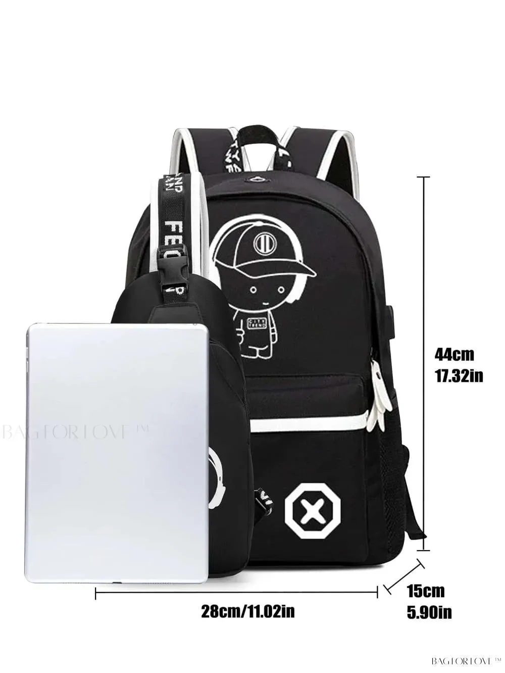 BagForLove - Stylish Duo Backpacks for Large Capacity Storage