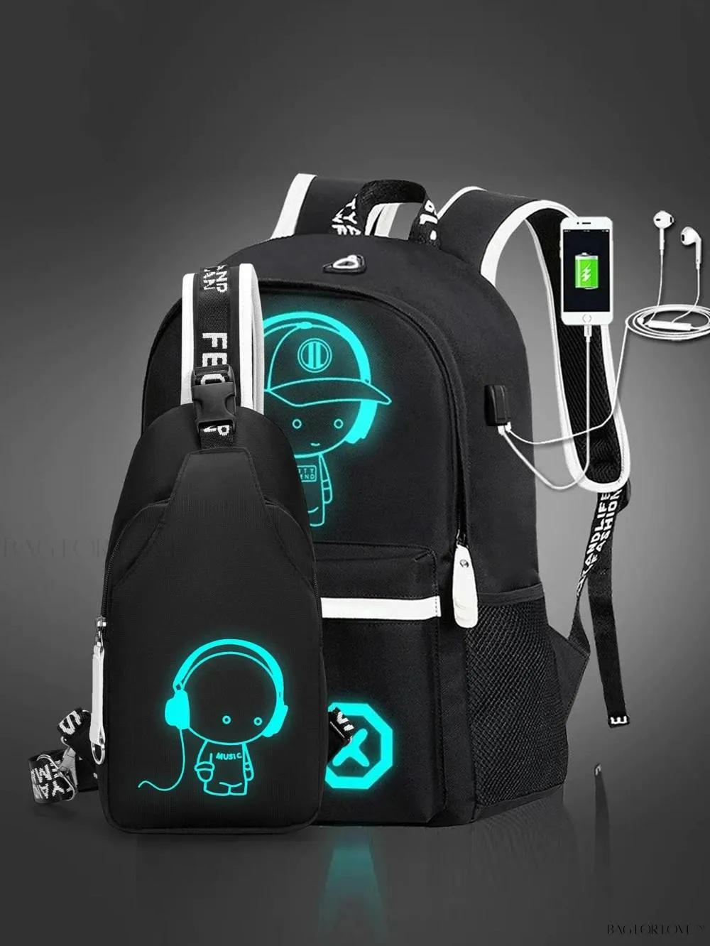 BagForLove - Stylish Duo Backpacks for Large Capacity Storage