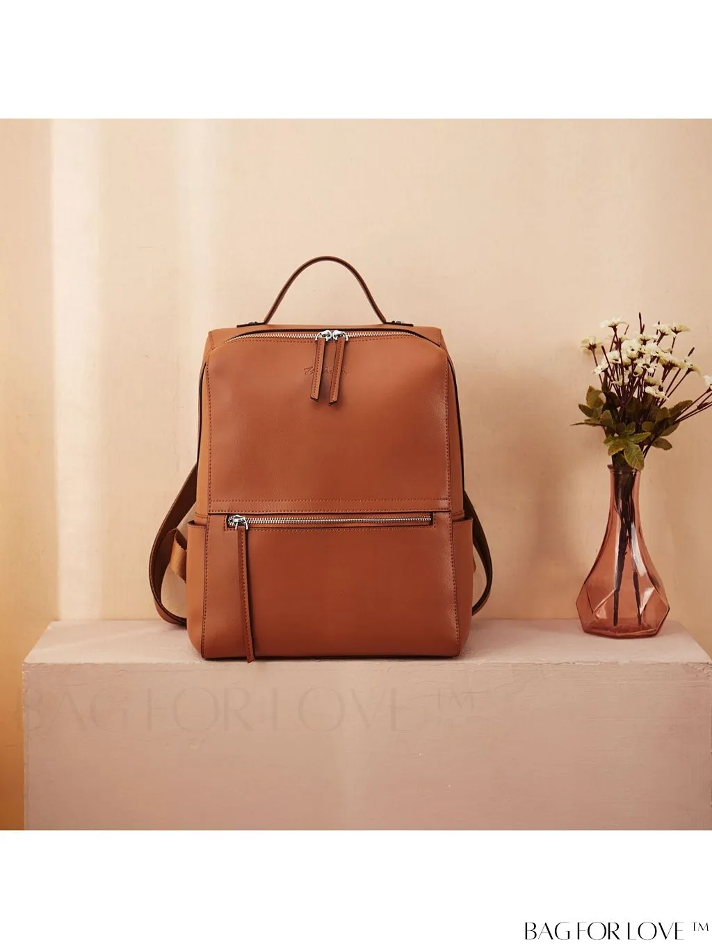 BagForLove - Womens Genuine Leather Small Fashion Backpack by BOSTANTEN â Stylish and Functional