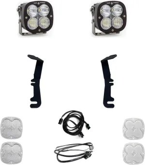 Baja Designs XL Pro LED A-Pillar Light Kit for Dodge RAM 1500 Rebel 2019-22, 1500 TRX 2021-23 Truck (Driving/Combo; Clear)