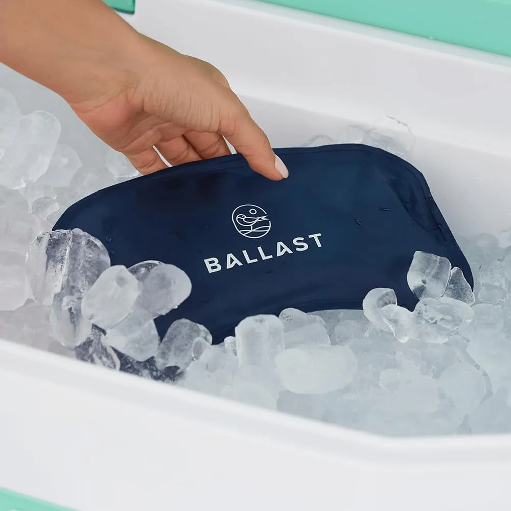 Ballast Cool Combo Beach Pillow - One Inflatable Pillow   One Cooling Pack Bundled Together, The Best Way to Chill at The Beach, Pool, Or Camping (Sunshine Yellow)