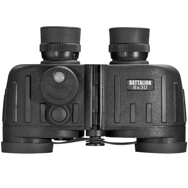 Barska 8x30mm WP Battalion Range Finding Reticle Illuminated Compass Binoculars