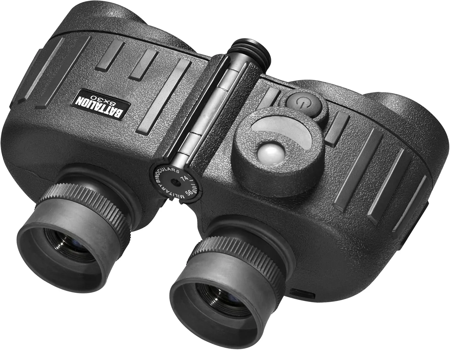 Barska Battalion Military Binoculars – Waterproof BAK-4 Prism Binoculars with Rangefinder Reticle, Wide Field of View, Fully Multicoated Optics, Individual Focus – Tactical & Outdoor Use