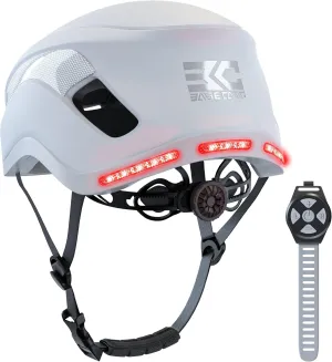 BASE CAMP SF-999 Bluetooth Smart Bike Helmet, Bike Helmets for Adults Men Women with Built-in Speakers, Microphone and Rear LED Lights with Turn Signals, Smart Communications Cycling Helmet