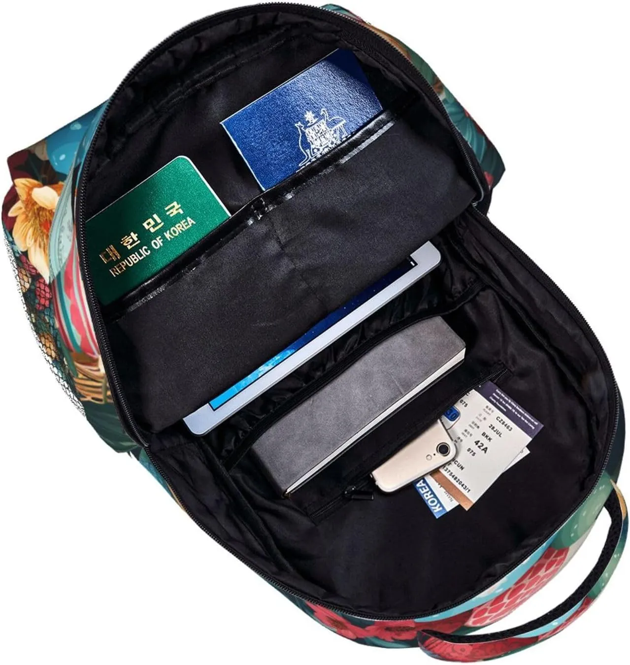 Basket and Easter Eggs Travel Backpack for Men & Women 15.6 inch Laptop Backpack Waterproof Work Back Pack