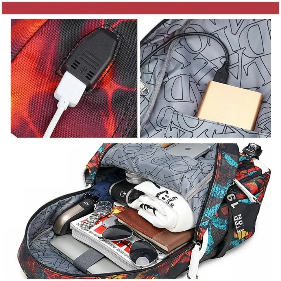 Basketball 23 Student School Bag, Laptop Backpack, Ultra-Light Travel Bag, For Men And Women (universe-A)