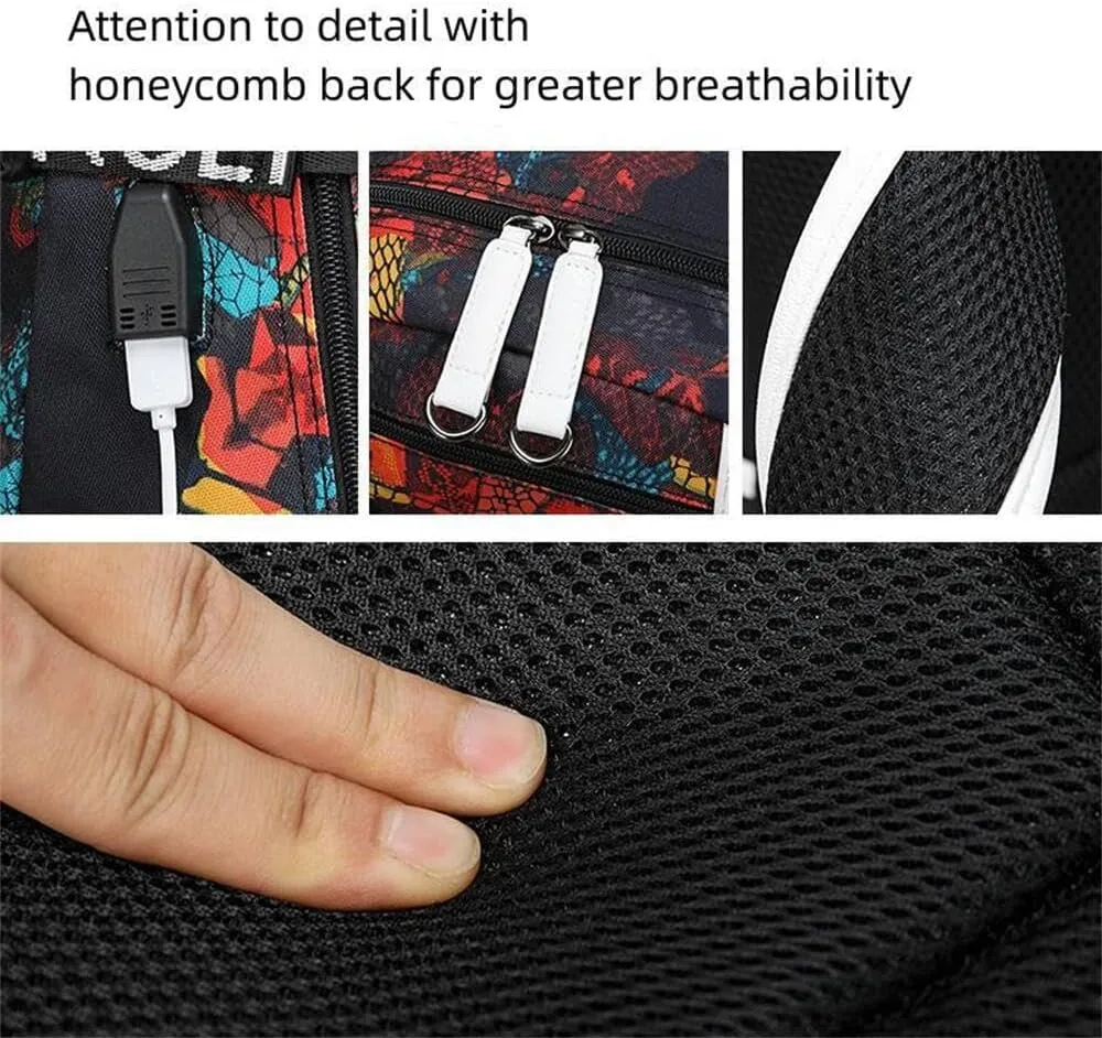 Basketball 23 Student School Bag, Laptop Backpack, Ultra-Light Travel Bag, For Men And Women (universe-A)