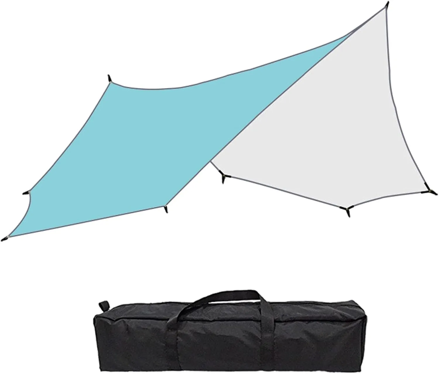 Beach Tent Sun Shelter, Portable Camping Tarp Shelter, Tent Footprint, Lightweight Hammock Rain Fly Portable Anti UV (Color : A)