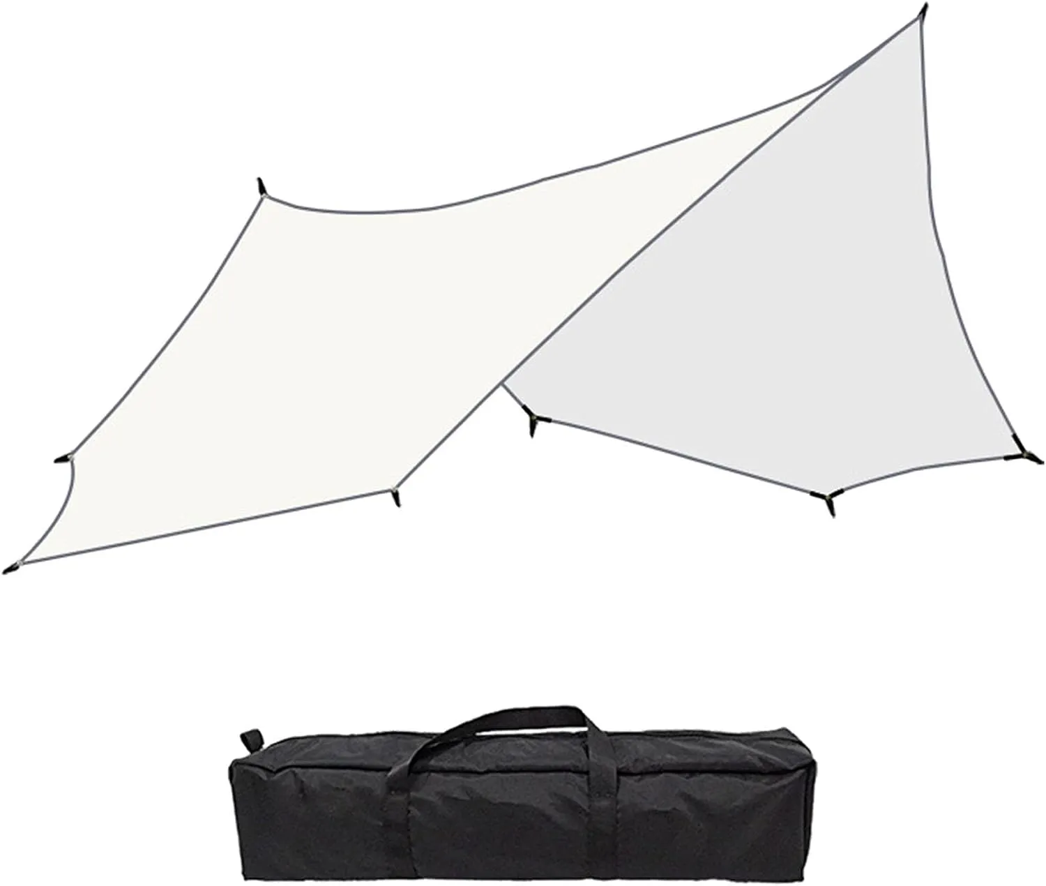 Beach Tent Sun Shelter, Portable Camping Tarp Shelter, Tent Footprint, Lightweight Hammock Rain Fly Portable Anti UV (Color : A)
