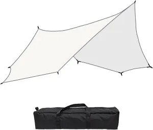 Beach Tent Sun Shelter, Portable Camping Tarp Shelter, Tent Footprint, Lightweight Hammock Rain Fly Portable Anti UV (Color : A)