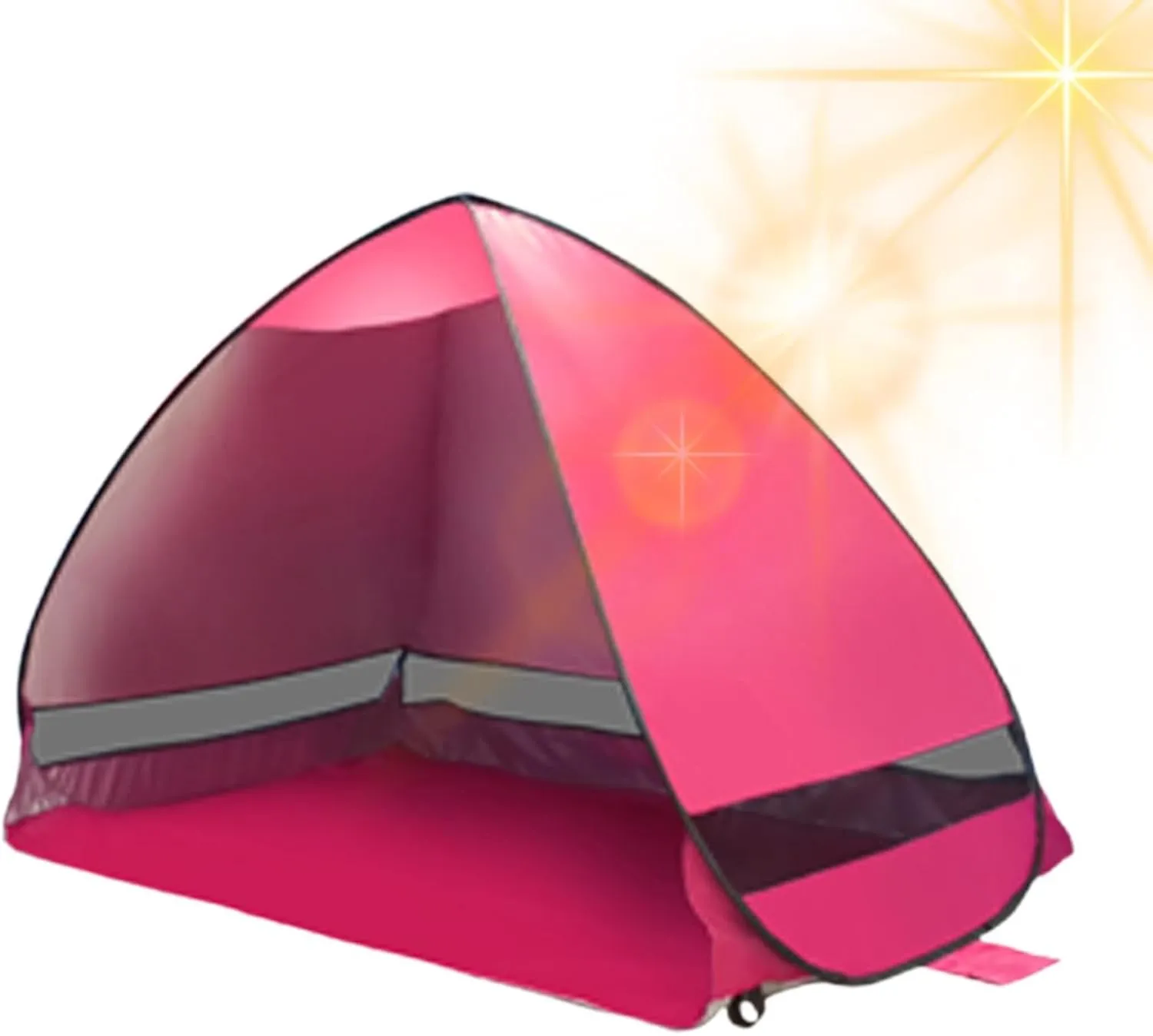 Beach Tent Sun Shelter, Sun Protection Shelter Camping Tent, UPF 50  UV Protection Beach Canopy, Easy Setup Shelter Beach Outdoor Gear for Park, Picnic, Fishing, Courtyard, Camping