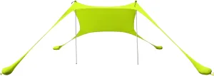 Beach Tent Sun Shelter, UPF 50  Protection Beach Shade Canopy, Eazy Up Portable Canopy Tent for Sun, Camping, Fishing, Backyard