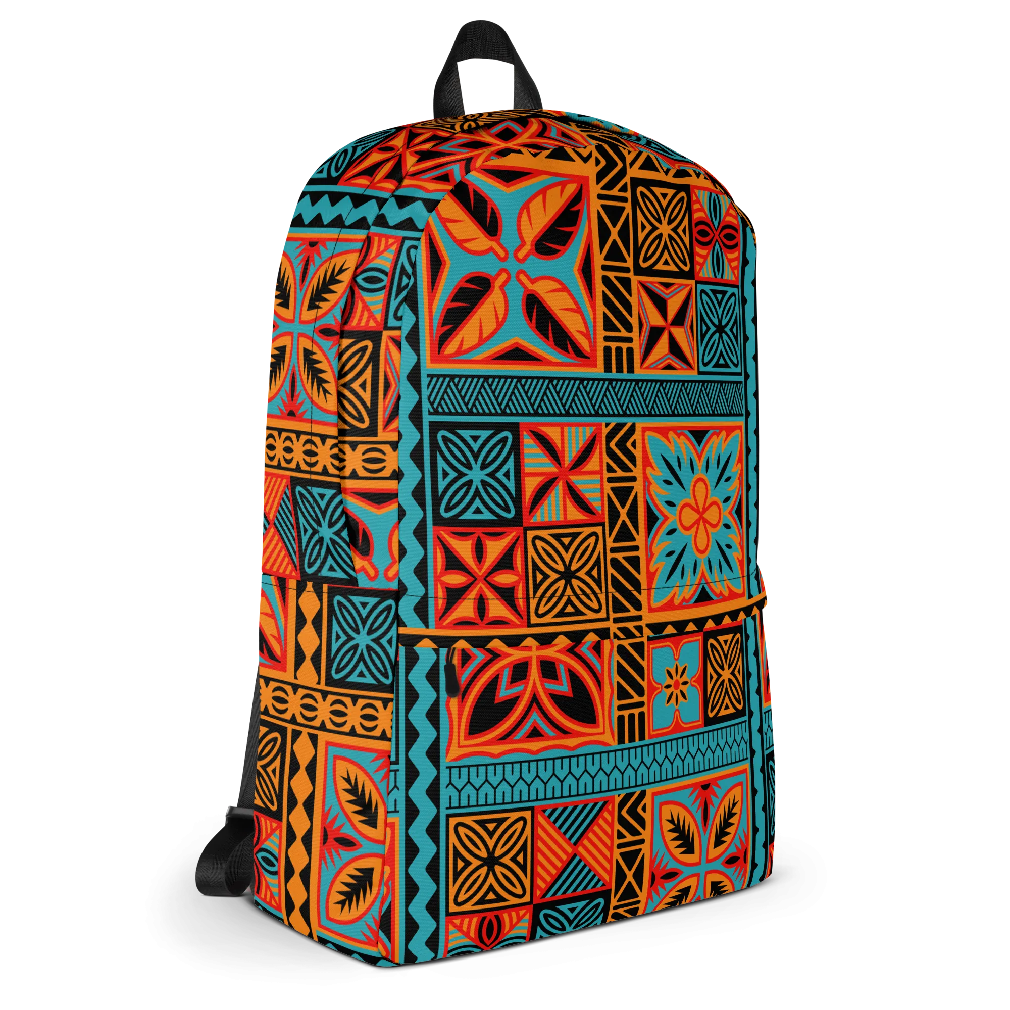 Beach Tiki Squares Backpack