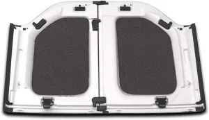Bedrug - Jeep Headliner | 2018 - 2023 Jeep Wrangler JL UNLTD 4 Door, Custom cut, Grey - 4 pc. | HLJL184DRK