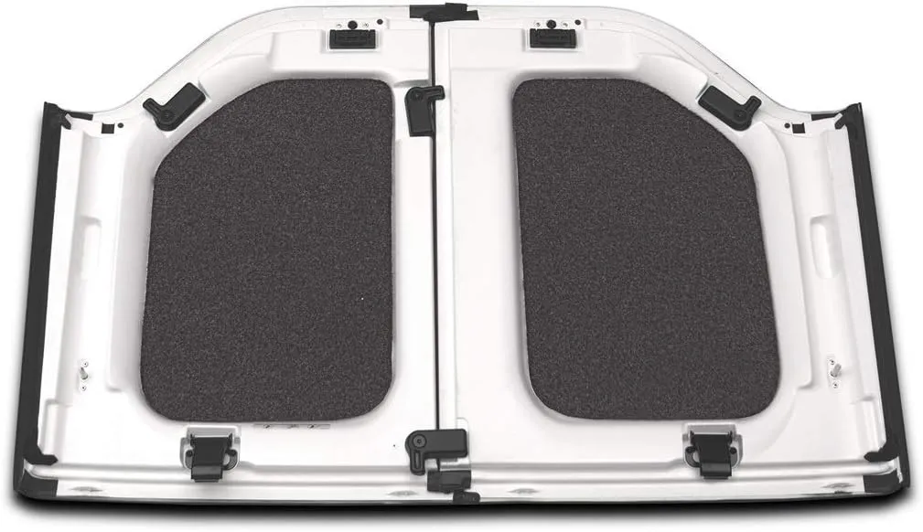 Bedrug - Jeep Headliner | 2018 - 2023 Jeep Wrangler JL UNLTD 4 Door, Custom cut, Grey - 4 pc. | HLJL184DRK