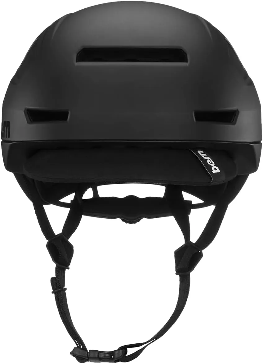 Bern Hudson Commuter Bike Helmet with MIPS, Rated for E-Bike, Integrated LED Rear Light and U-Lock Compatibility