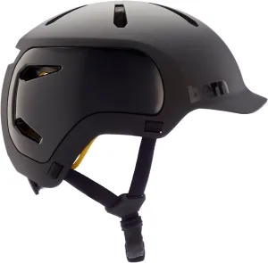 Bern Watts 2.0 Adult Bicycle Helmet, Brim Style, Multisport Certified, MIPS Rotational Impact Protection, Compass Dial-Adjusted Fit, for Biking, Skating, Boarding