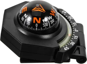 BESPORTBLE Car Dashboard Compass Car Mount Compass Black Compass for Vehicle Boat