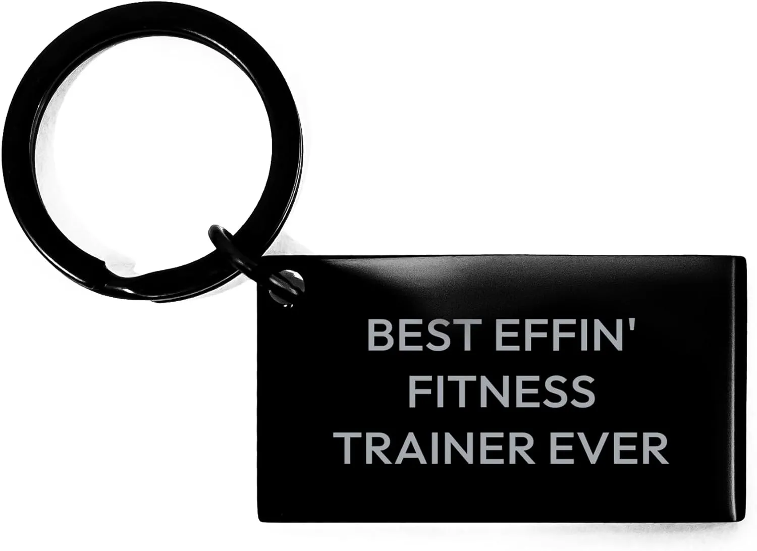 Best Effin' Fitness Trainer Ever Keychain Gifts for Fitness Trainers Birthday Unique Tokens from Friends