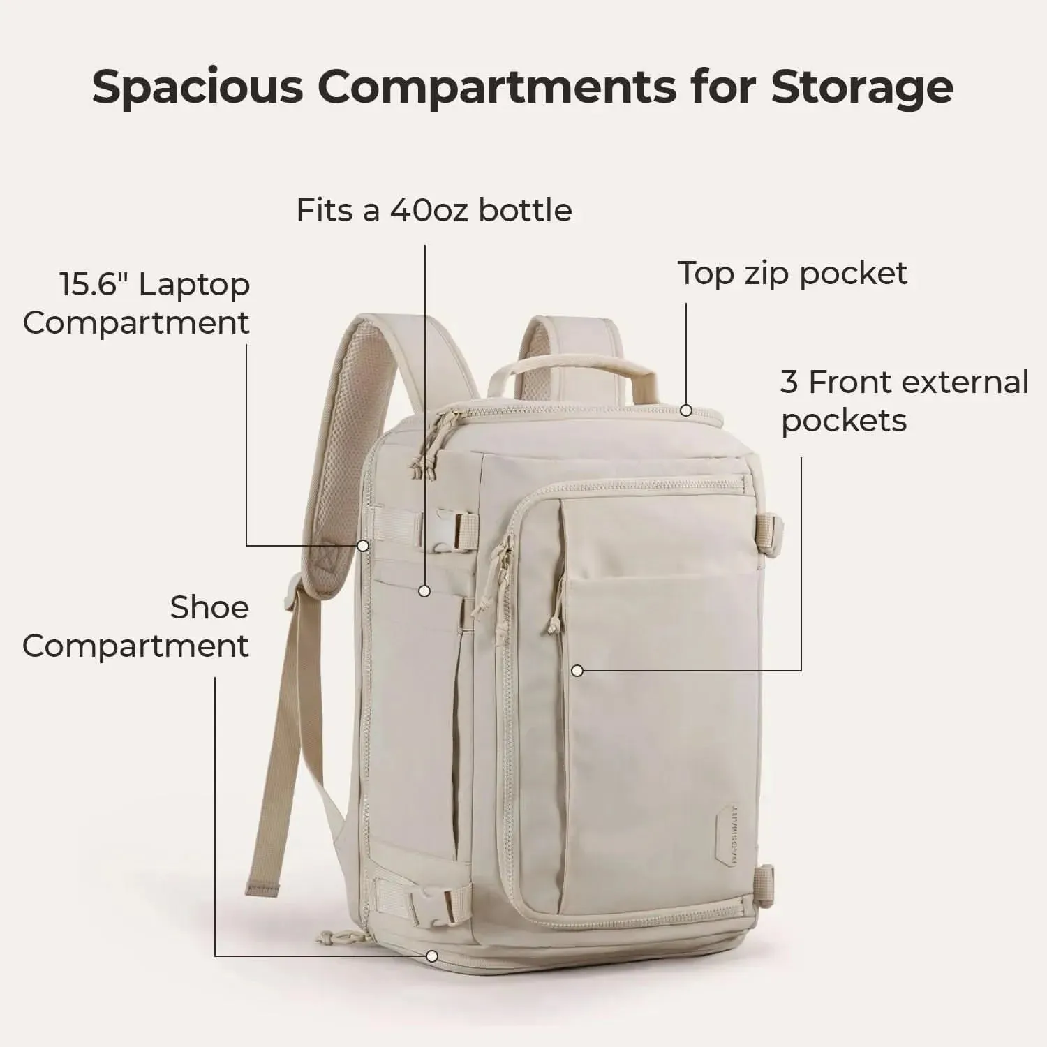 Blast Quick Access 28L-38L Carry On Travel Backpack