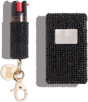 BLINGSTING Pepper Spray Keychain & Stun Gun