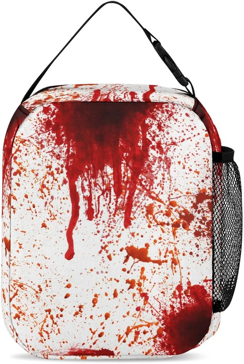 Blood Splatter Horror Large Capacity Portable Backpack Three Piece Set