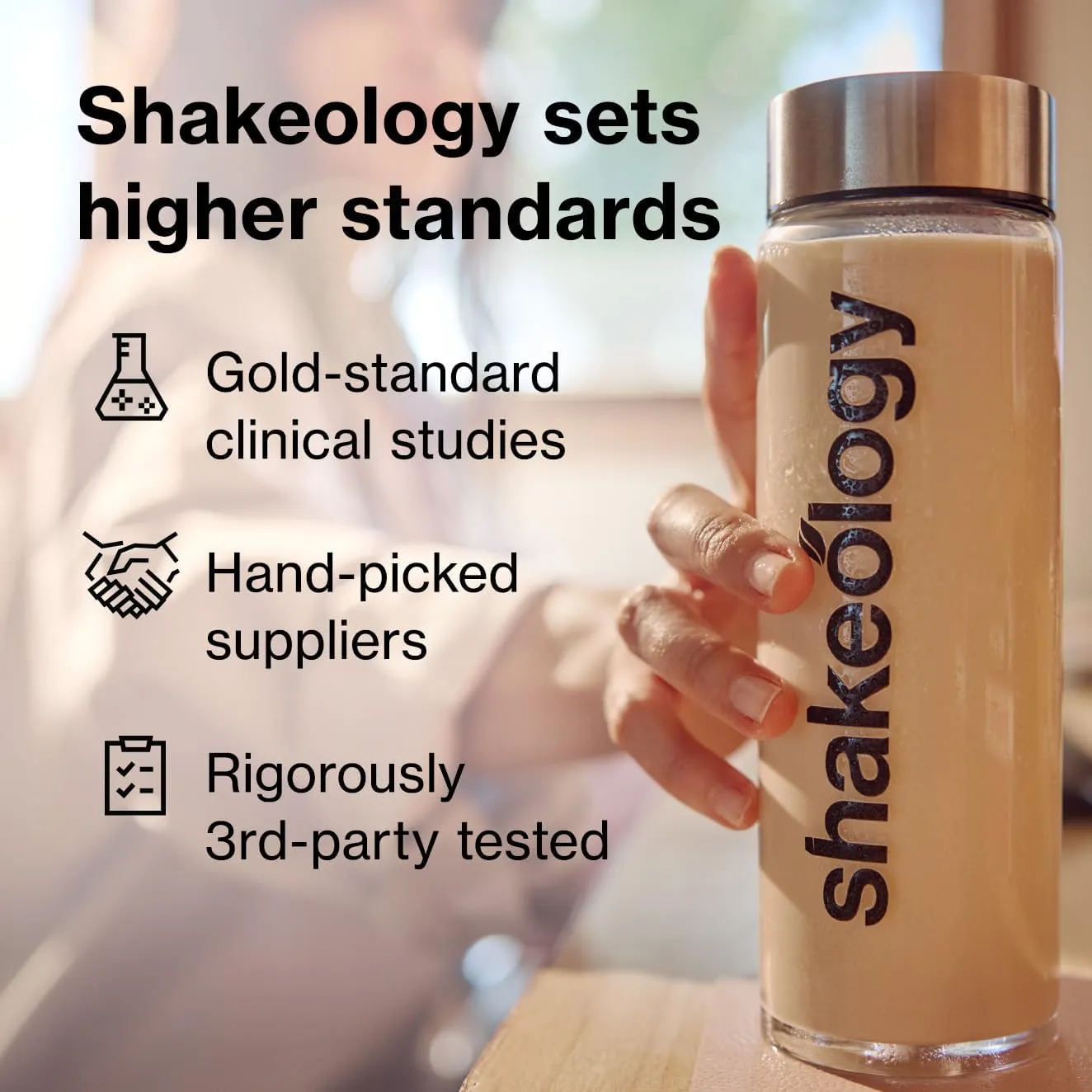 BODi Shakeology Plant Based Protein Powder Blend – Gluten-Free Shake with Vitamins and Minerals – Helps Support Weight Loss, Lean Muscle, Gut Health - Tropical Strawberry, 14 Servings