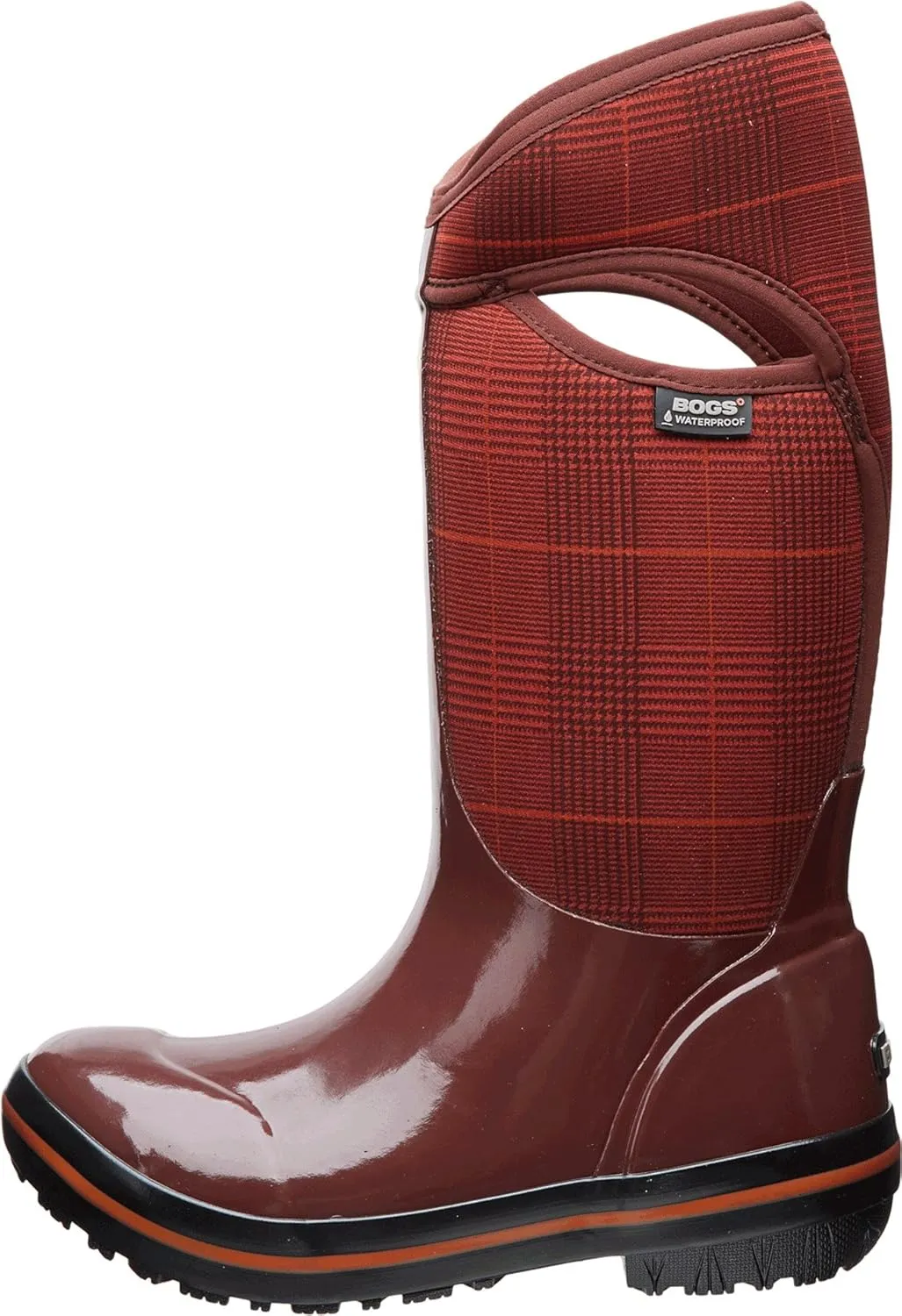 Bogs Women's Plimsoll Prince of Wales Tall-W