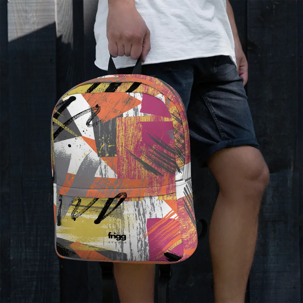 BOLD VIBES - WATER-RESISTANT BACKPACK WITH LAPTOP POCKET