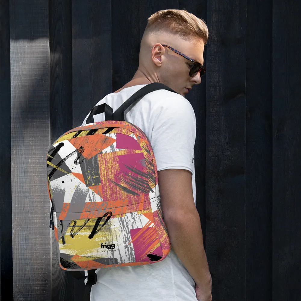 BOLD VIBES - WATER-RESISTANT BACKPACK WITH LAPTOP POCKET