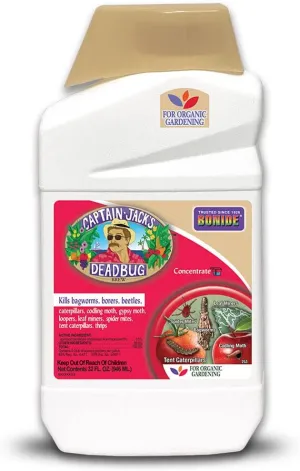 Bonide Captain Jack's Deadbug Brew, 32 oz Concentrate Outdoor Insecticide and Mite Killer for Organic Gardening