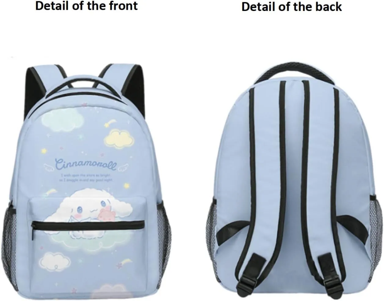 Boys Tungtungtung Backpack Lunch Bag Pencil Case 3PCS Set Kids Tung 3D Figure Printed Backpack (C15,3pcs)
