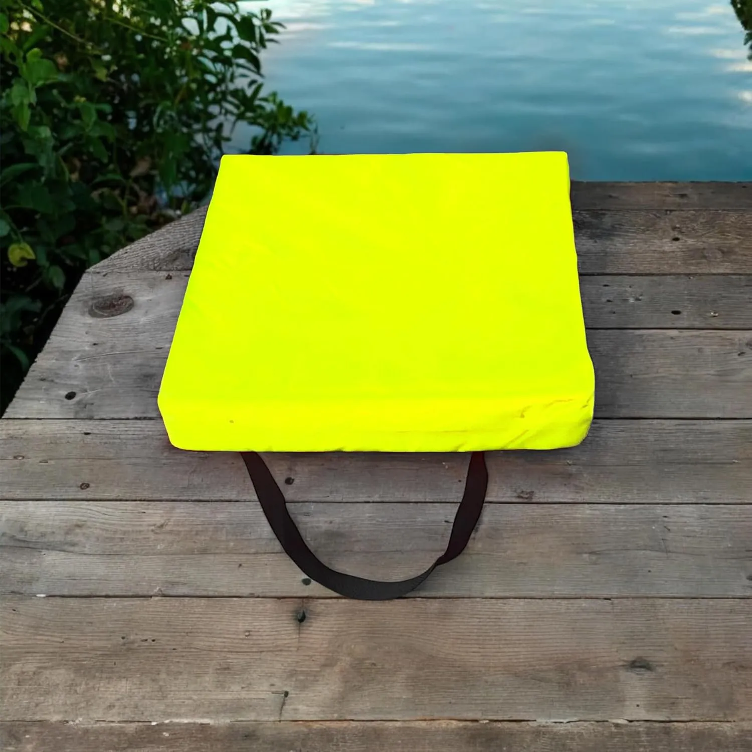 Bradley Type IV Boat Cushion USCG Approved Throwable Flotation Device; Coast Guard Approved Throw Preserver with Foam Cushion; throwable Boat seat Safety Device