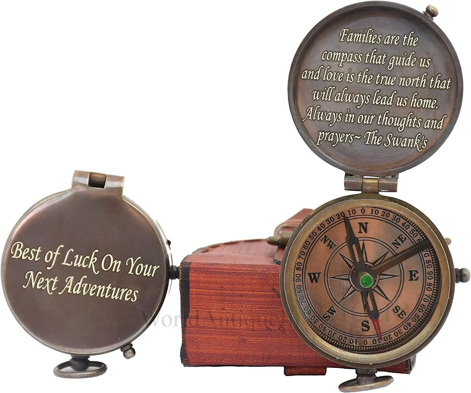 Brass Compass Cross and May Your Faith Always Guide You Engraved. Keepsake Confirmation Gift Ideas, Heavenly Gift of Faith. The Perfect Baptism, Missionary, Birthday.