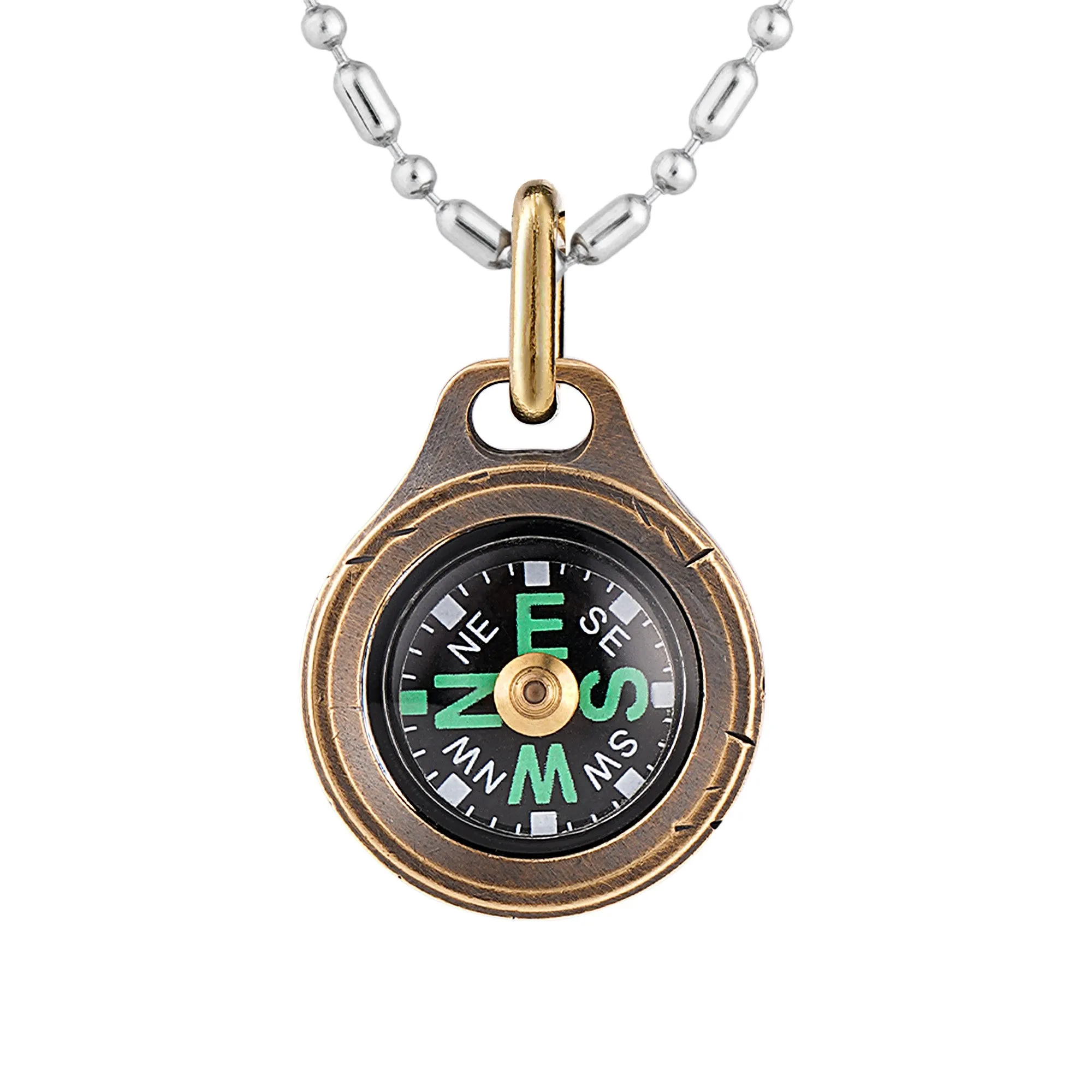 Brass/Titanium CMP Compass