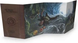 Broken Compass Adventure Narrator ACESSORY KIT - Roleplaying Game Inspired by Adventure Movies, Fun RPG for Kids and Adults, Ages 14 , 2-5 Players, 120  Minute Playtime, Made by CMON