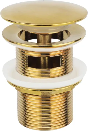 Brushed Gold Freestanding Bathtub Drain Stopper, Compatible with Freestanding Bathtub Drain Rough-in Kit