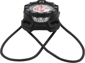 Bungee Mount Compass - Glow in the Dark, Waterproof Dive Compass for Scuba, Kayak - Diving Accessories