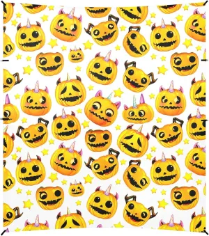 Burbuja Halloween Pumpkins Beach Canopy Windproof Beach Tent Sun Shade with 4 Sandbags & Sand Shovel, Portable Sun Shelter for Family Camping Picnic