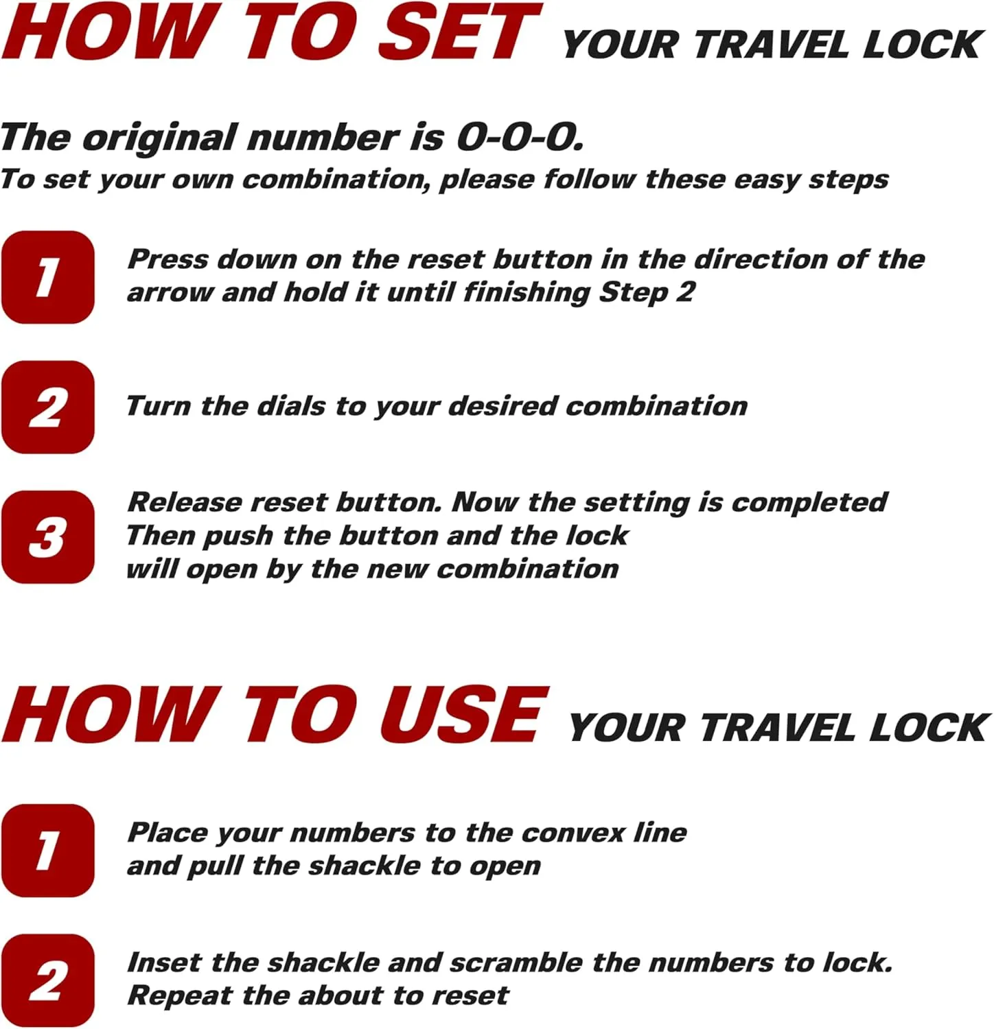 BV TSA Accepted Luggage Travel Lock, Set-Your-Own Combination Lock for School Gym Locker, Luggage Suitcase Baggage Locks, Filing Cabinets, Toolbox, Case (Champagne Gold, 2 Pack)