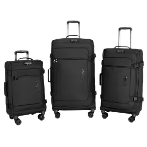 Byond Xplorer Water-Resistant 4 Wheel Trolley Duffel Bag Set