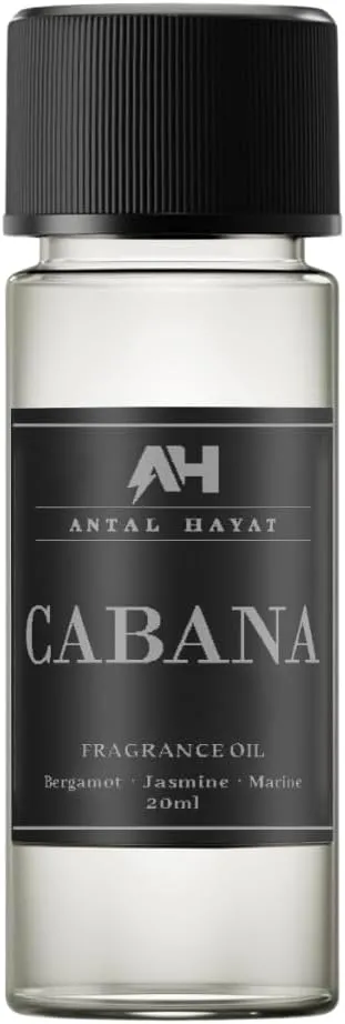 Cabana Essential Oil Scent 20ml - Ritz Carlton Scent Diffuser Oil - Home Luxury Scents - Spicy Bergamot, Botanical Jasmine, Fresh Marine - Inspired by The Ritz Carlton Hotel - Hotel Difusor Aroma