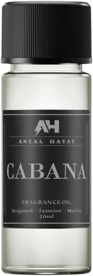 Cabana Essential Oil Scent 20ml - Ritz Carlton Scent Diffuser Oil - Home Luxury Scents - Spicy Bergamot, Botanical Jasmine, Fresh Marine - Inspired by The Ritz Carlton Hotel - Hotel Difusor Aroma