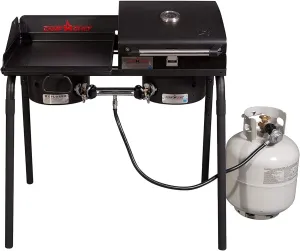 Camp Chef Tailgater Combo - Includes Explorer Two-Burner Camp Stove, Professional Grill Box & Professional Flat Top Griddle - Perfect for Tailgating, Camping & More