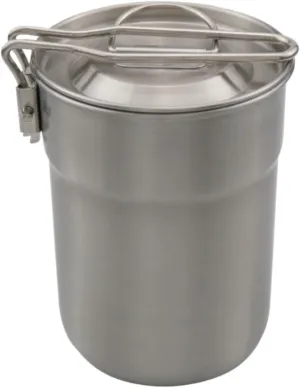 Camping Cookware, Outdoor Picnic Stubborn Stainless Steel Can Fold The Cooking Utensils Camping Cooking Pot Portable Stove