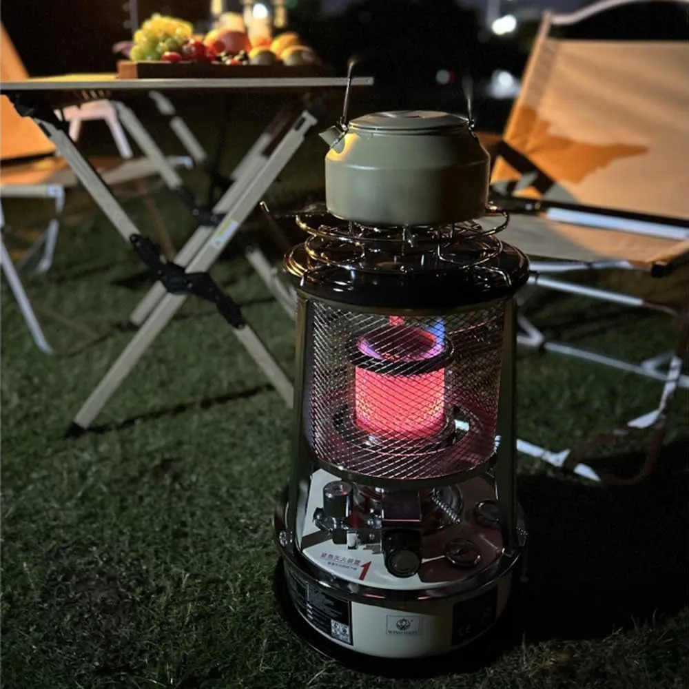 Camping Kerosene Oil Heater Multifunctional Kerosene Stove Adjustable Kerosene