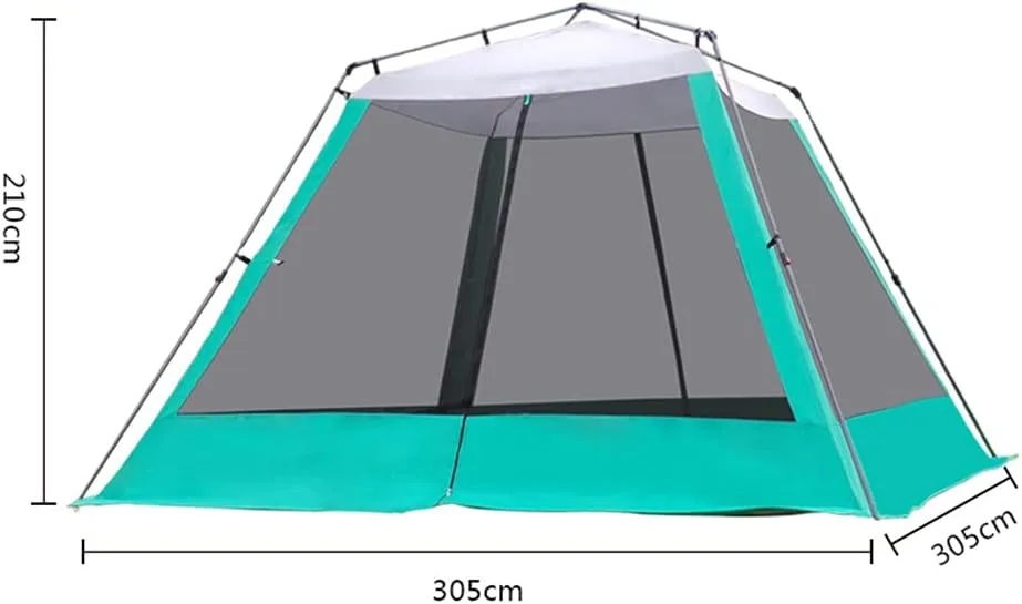 Camping Tent 5-8 Person Pop Up Tent with Double Zipped Door and Carry Bag Instant Family Tent for Outdoor Camping Fishing Barbecue