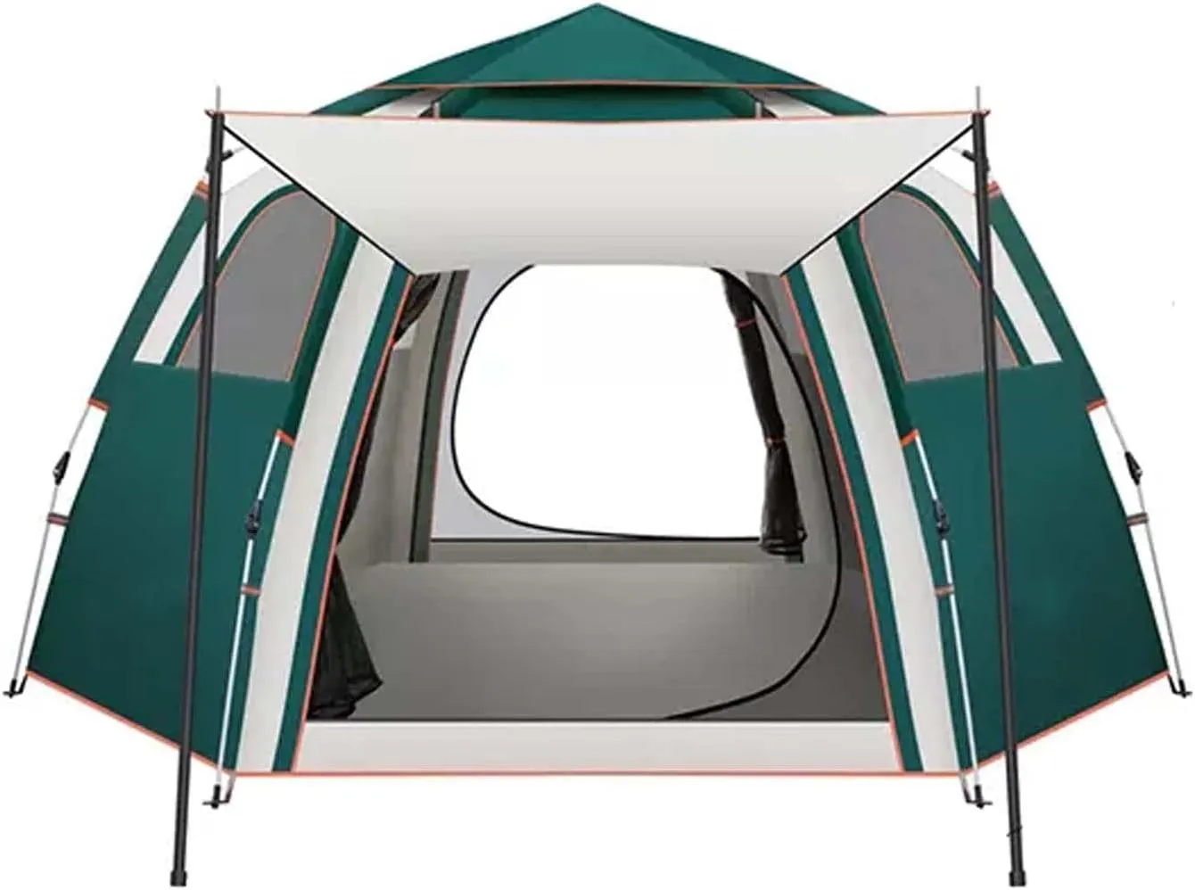 Camping Tent, Instant Pop Up Tents for Camping, Waterproof Family Tent with Carry Bag, 5/8 Person 60 Seconds Set Up Instant Cabin Tent, Windproof Tent for All Seasons
