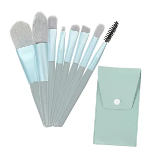 CANIGHT 1set Compact Makeup Brush Professional Face Brushes Handles for Blush Eyeshadow and Concealer Application for Travel and Everyday Use for Makeup